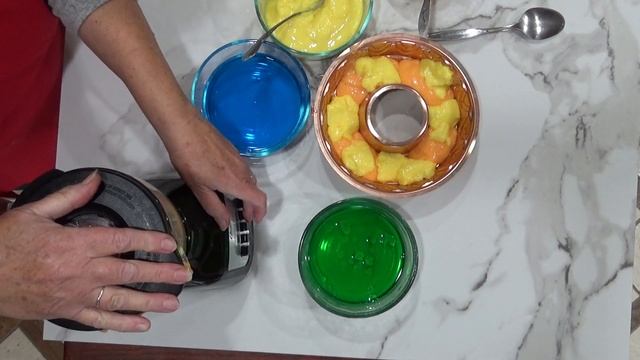 EASY Party Jello Recipe Mold RAINBOW Dessert Mousse Low Calorie Fluffy Gelatin Creamy Yogurt Holida смотреть онлайн