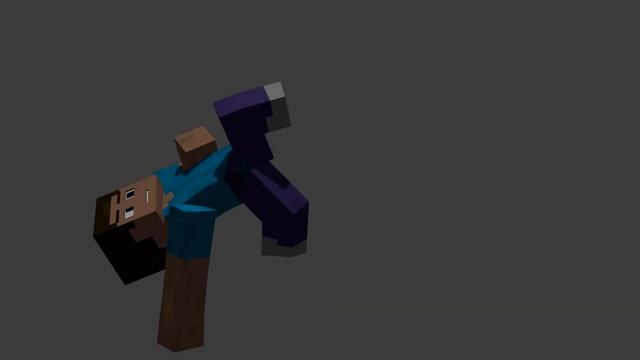 Minevraft Blender Кувырок Назад на руке смотреть онлайн