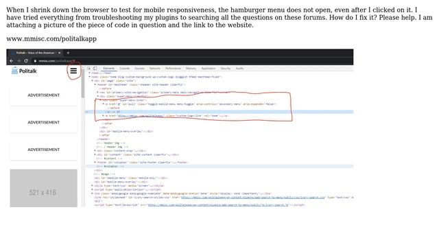 Wordpress: Wordpress site hamburger menu toggle not working смотреть онлайн