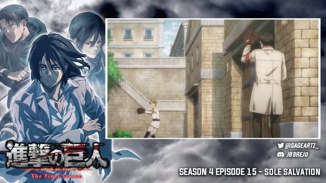 SOLE SALVATION! Attack on Titan Season 4 Episode 15 Breakdown/Analysis! смотреть онлайн