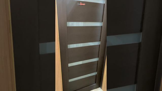 Межкомнатная дверь Profil 97MXU Венге Мателюкс со стеклом смотреть онлайн