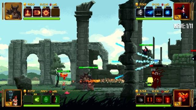 Stumpt Plays - Warlocks Vs Shadows - #1 - Nonstop Meteors (4 Player PC Gameplay)