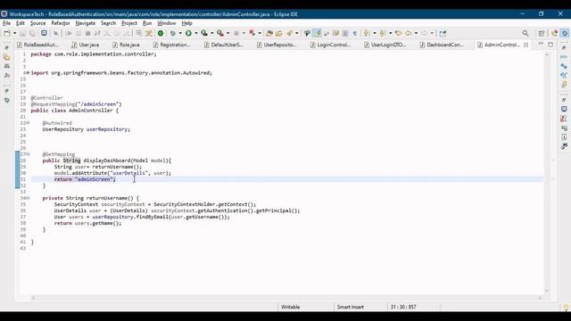 Building a Secure Web Application: Role-Based Authentication with User Registration and Login смотреть онлайн