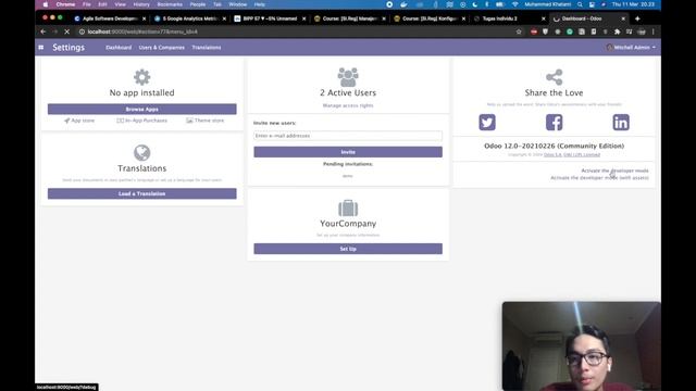 Odoo 12 Installation Accounting Module with Docker - MacOS смотреть онлайн