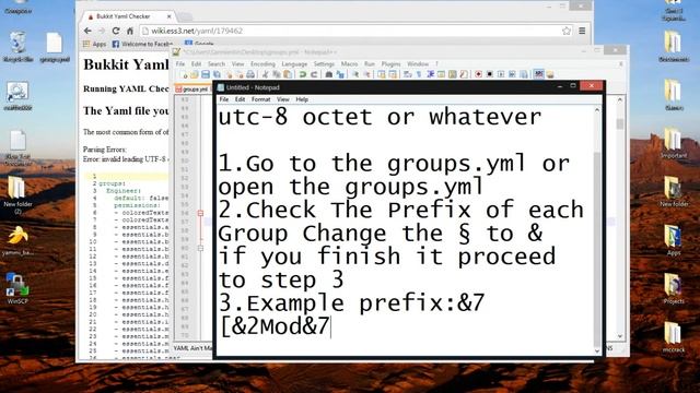 Minecraft GroupManager yml UTF-8 octet problem fix смотреть онлайн