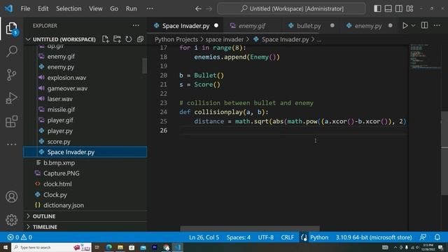 Space Invaders Game in Python! смотреть онлайн