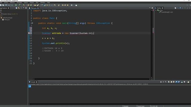 Resolvendo URI 1001 - Java смотреть онлайн