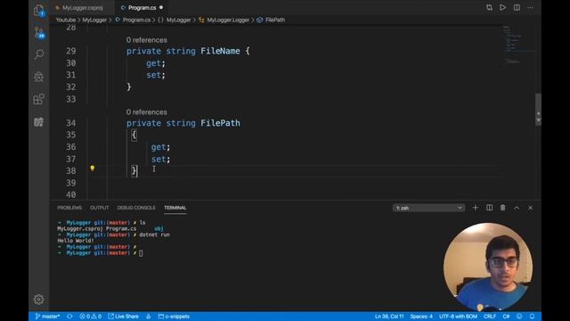 Creating a simple Logger in C# смотреть онлайн
