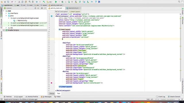 Kotlin android LoginProject example смотреть онлайн