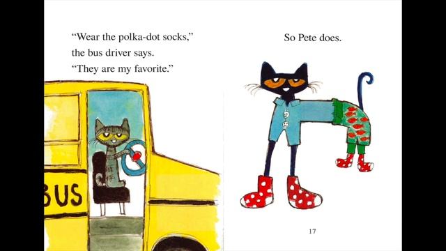 Pete the Cat Too Cool For School - by Kimberly and James Dean смотреть онлайн
