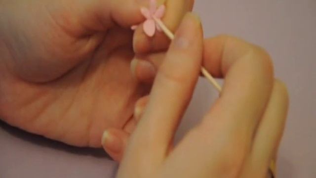 цветок из полимерной глины с пятью лепестками смотреть онлайн