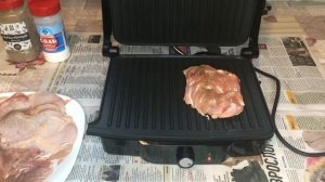 Куриные отбивные на электрогриле | Быстро и очень вкусно!)