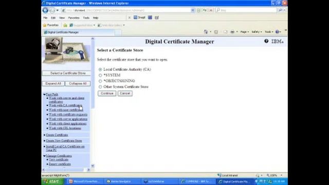 Configuring IBM i iSeries Access servers to use SSL смотреть онлайн