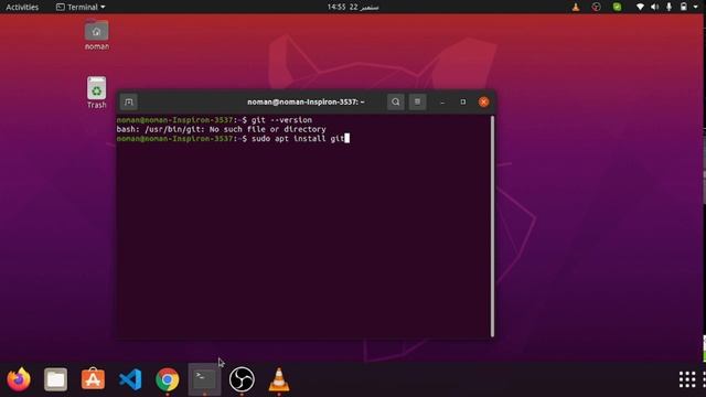 Easiest way to Install Git in Ubuntu using Terminal by Noman Innovates | Install git by command смотреть онлайн