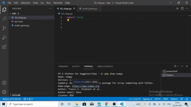 Python for beginners || Day - 2 Module, pip and Comments смотреть онлайн