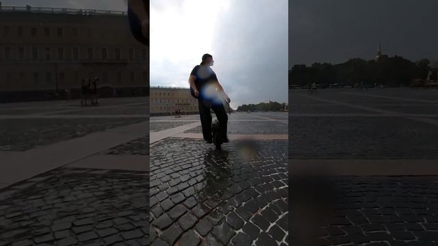 Танец с дождём￼. Моноколесо. Санкт-Петербург￼. Россия￼￼ смотреть онлайн