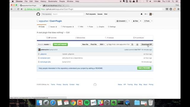 #35 Exporting and Shipping Code - Git for WordPress Developers смотреть онлайн