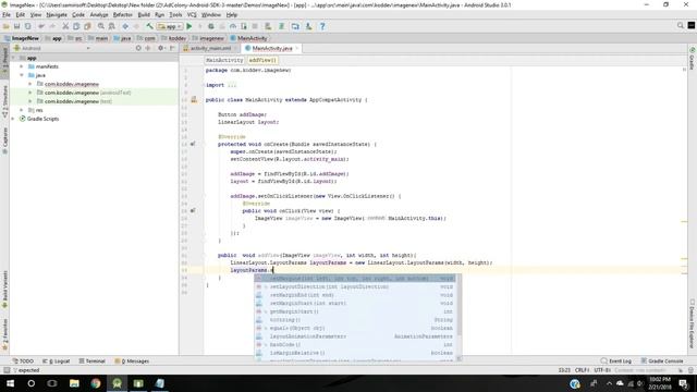 How to Add new ImageView by clicking Button - Android Studio Tutorial смотреть онлайн