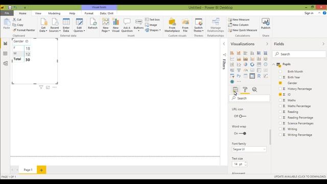Introduction to Power BI: Create a matrix смотреть онлайн