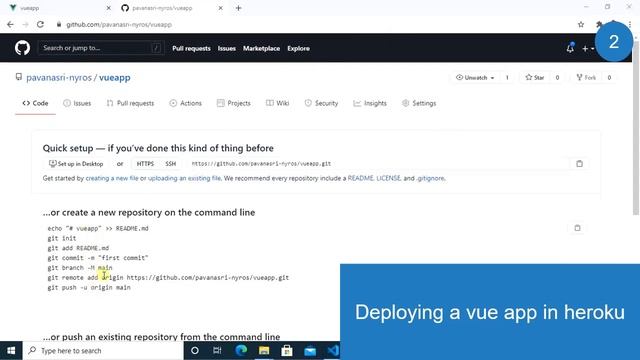 Deploying a vue app in heroku #vue #vuejsdeploy #vueheroku смотреть онлайн