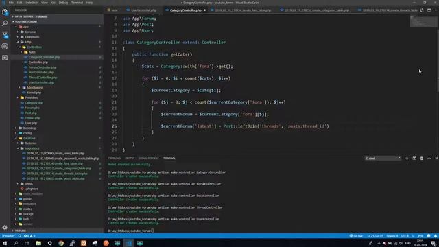 Laravel & Vue: Create your own forum! NEW 2019! Part 1 смотреть онлайн