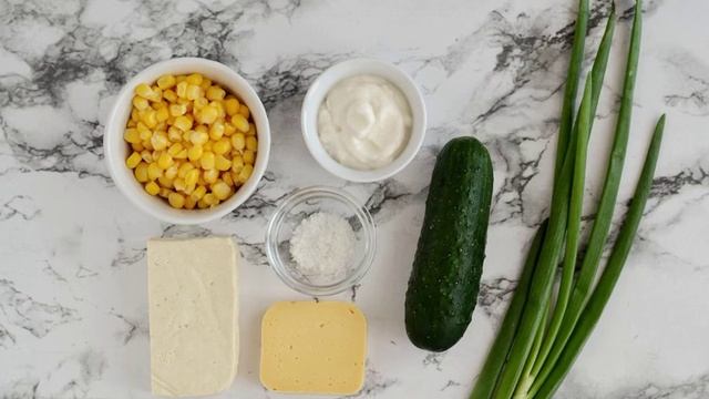 Салат с луком и кукурузой смотреть онлайн