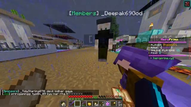 MINECRAFT JOIN MY HeroPrime PUBLIC SMP JAVA / POCKET EDITION 24/7 смотреть онлайн