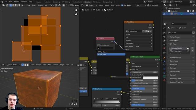 How to Bake Textures from One UV Map to Another in Blender (Tutorial) смотреть онлайн
