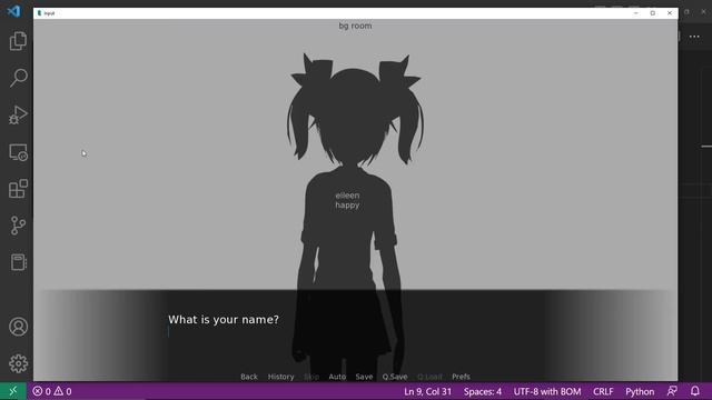 Renpy Input for name смотреть онлайн