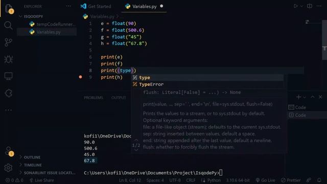 PYTHON FROM SCRATCH | #4 Variables & Datatypes_ISQODE смотреть онлайн