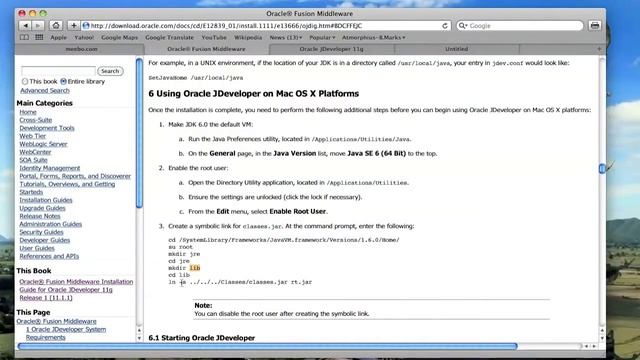Instalar Jdeveloper 11g en Mac Os X SnowLeopard смотреть онлайн