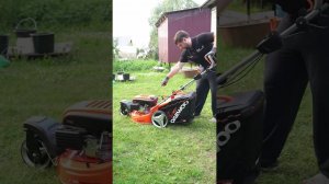Необычная газонокосилка #инструмент #дом #дача