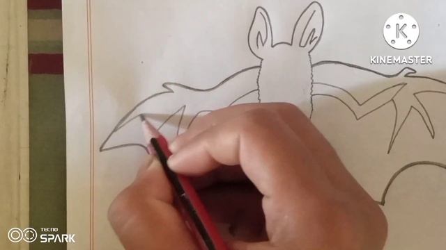 How to draw flying bat ||flying bat diagram|| #diagram #Art || Bat смотреть онлайн