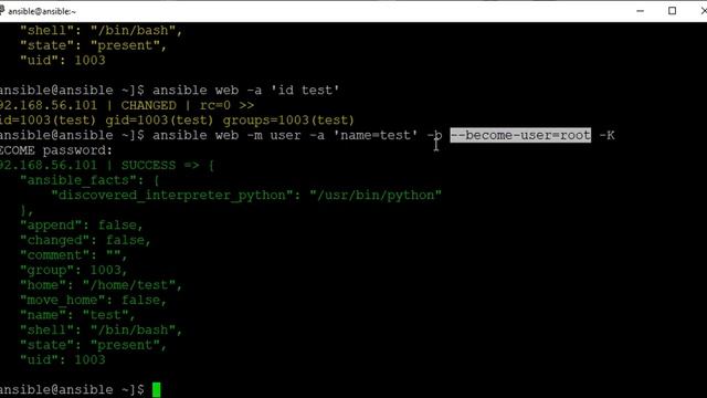 Ansible# 12 - How to create an Ansible Provisioning User Account with sudo Access смотреть онлайн