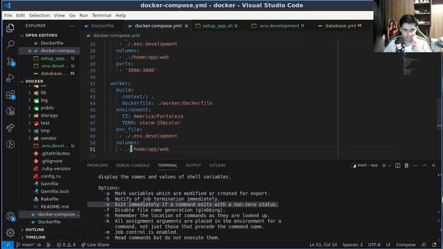 Aplicação Ruby on Rails com Docker смотреть онлайн