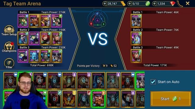[v2.0] Easy(er) 3v3 Farming and Progressing My Strat! Raid Shadow Legends смотреть онлайн