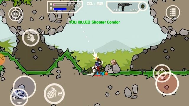 uzi only challage with 56 level player #mini militia смотреть онлайн