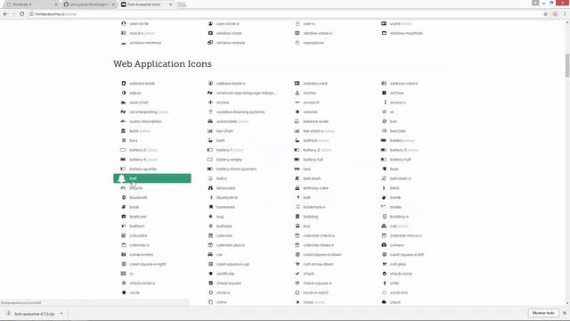 Curso de Bootstrap 4: FontAwesome 4. Bootstrap 4 Course: FontAwesome 4 смотреть онлайн