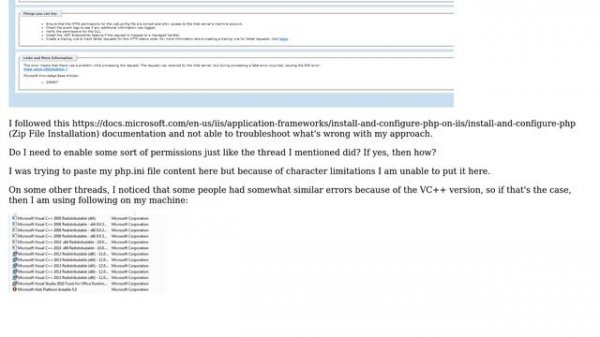 DevOps & SysAdmins: HTTP Error 500.0 - Internal Server Error An unknown FastCGI error occured