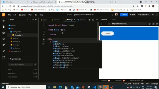 Làm menu toggle đơn giản với Reactjs смотреть онлайн
