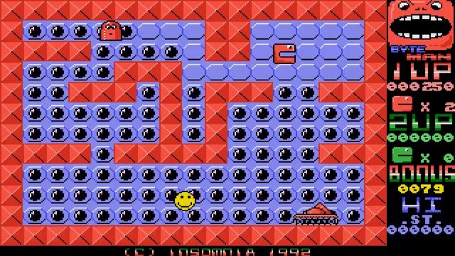 ATARI ST Byte Man Byteman BITE MAN BITEMAN PACMAN CLONE PAC MAN ELEMENTS By Insomnia 1995 STE смотреть онлайн