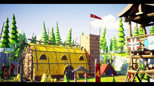 Low Poly Viking World | Day | Unreal Engine | Cinematic Trailer смотреть онлайн