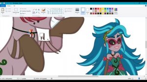 MLP Speedpaint Ponified Gloriosa Daisy "Gaia Everfree" Legend Of Everfree!!