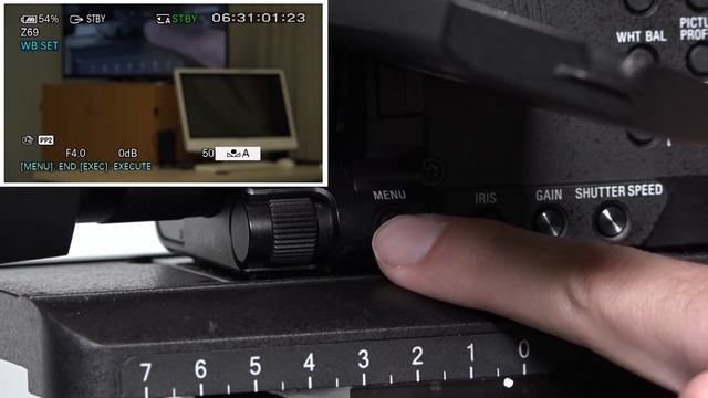 מדריך מס' 3 למצלמת SONY PXW X70 - איזון ללבן / WHITE BALANCE смотреть онлайн