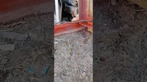 Подъем порога в гараже на уровень 50-ого уголка