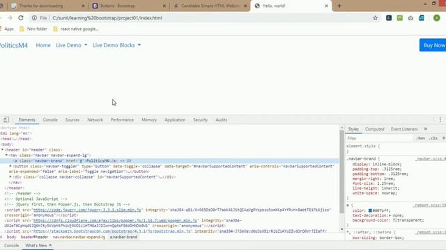 Bootstrap 4.3 tutorial | learn the basics of CSS framework смотреть онлайн