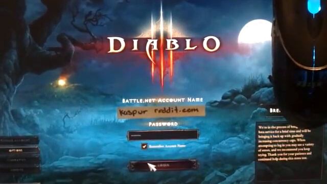 Made a program to log onto Diablo 3 open beta смотреть онлайн