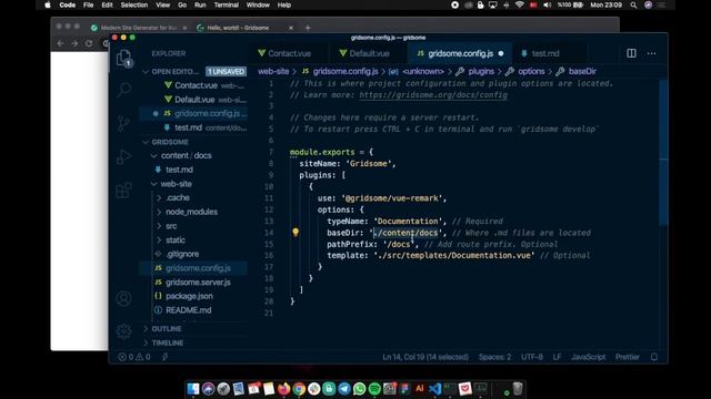 Gridsome Kurulumu + Markdown Blog Post Oluşturma смотреть онлайн