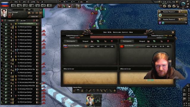 Hearts of Iron IV | Kaiserreich | Russia | Tsar Wrangel the Great | 3 смотреть онлайн