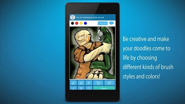 Sketch with Buddies - Android Game Get It On Google Play смотреть онлайн